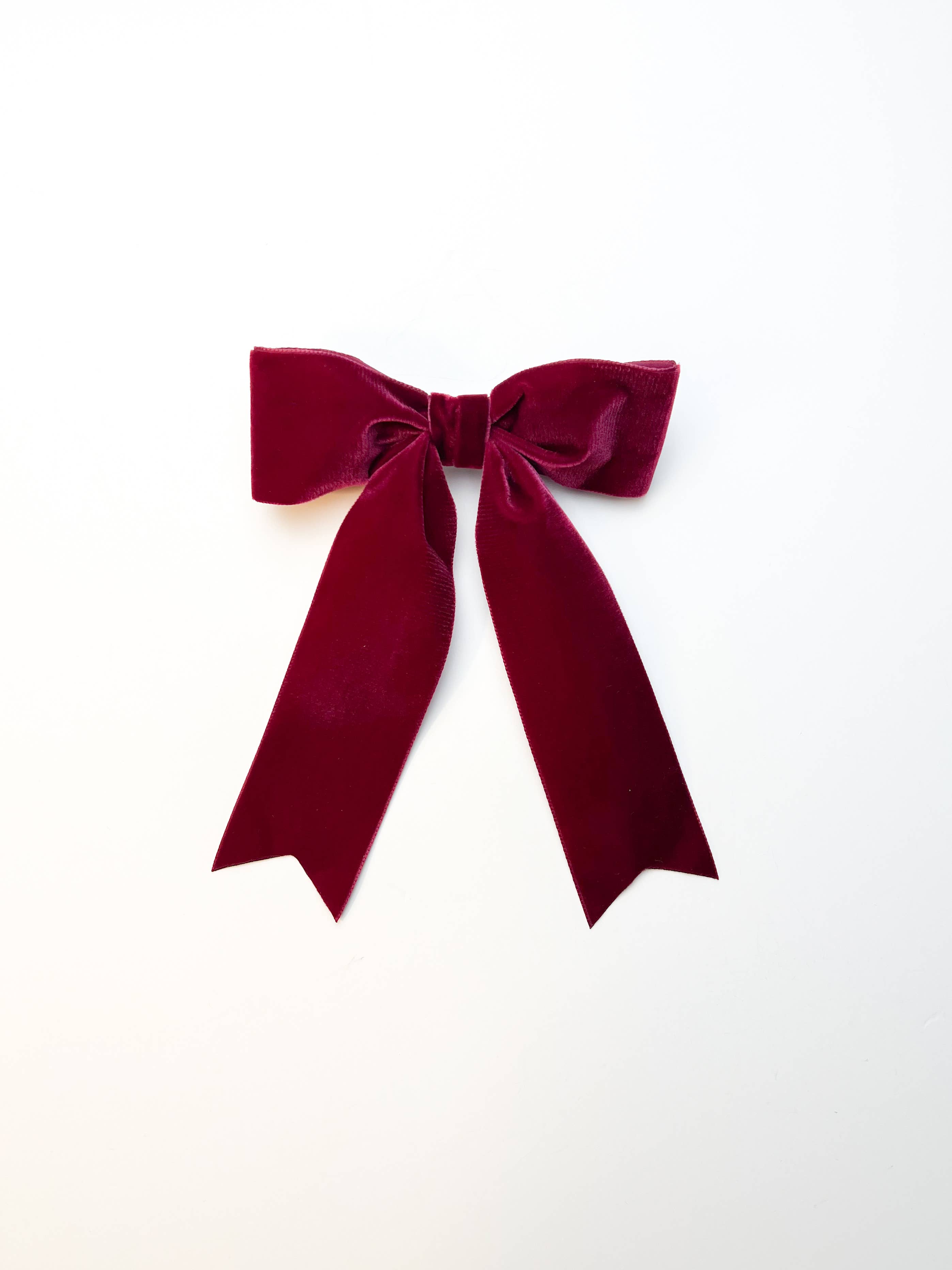 Grace & Grandeur - Wholesale Hair Bow - Women's - Large Velvet Hair Bow Barrette for Women | Bailee Bow20