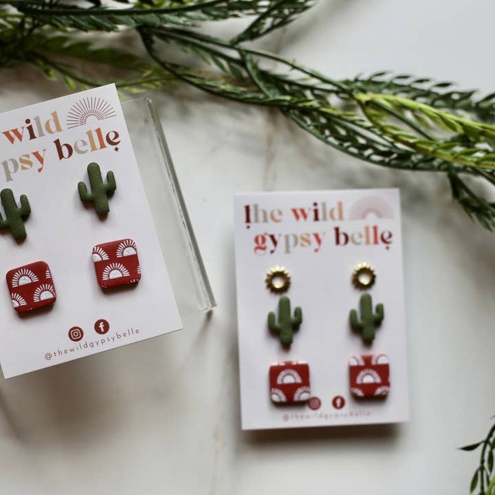 Boho Sunrise Stud Pack for wholesale by The Wild Gypsy Belle