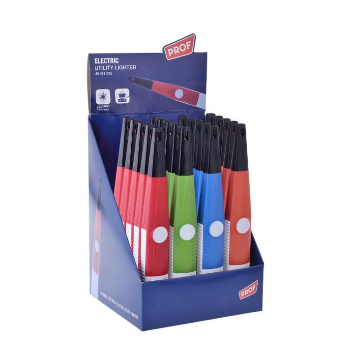 Multifunction electric flameless gas lighter – PROF for wholesale by PROF