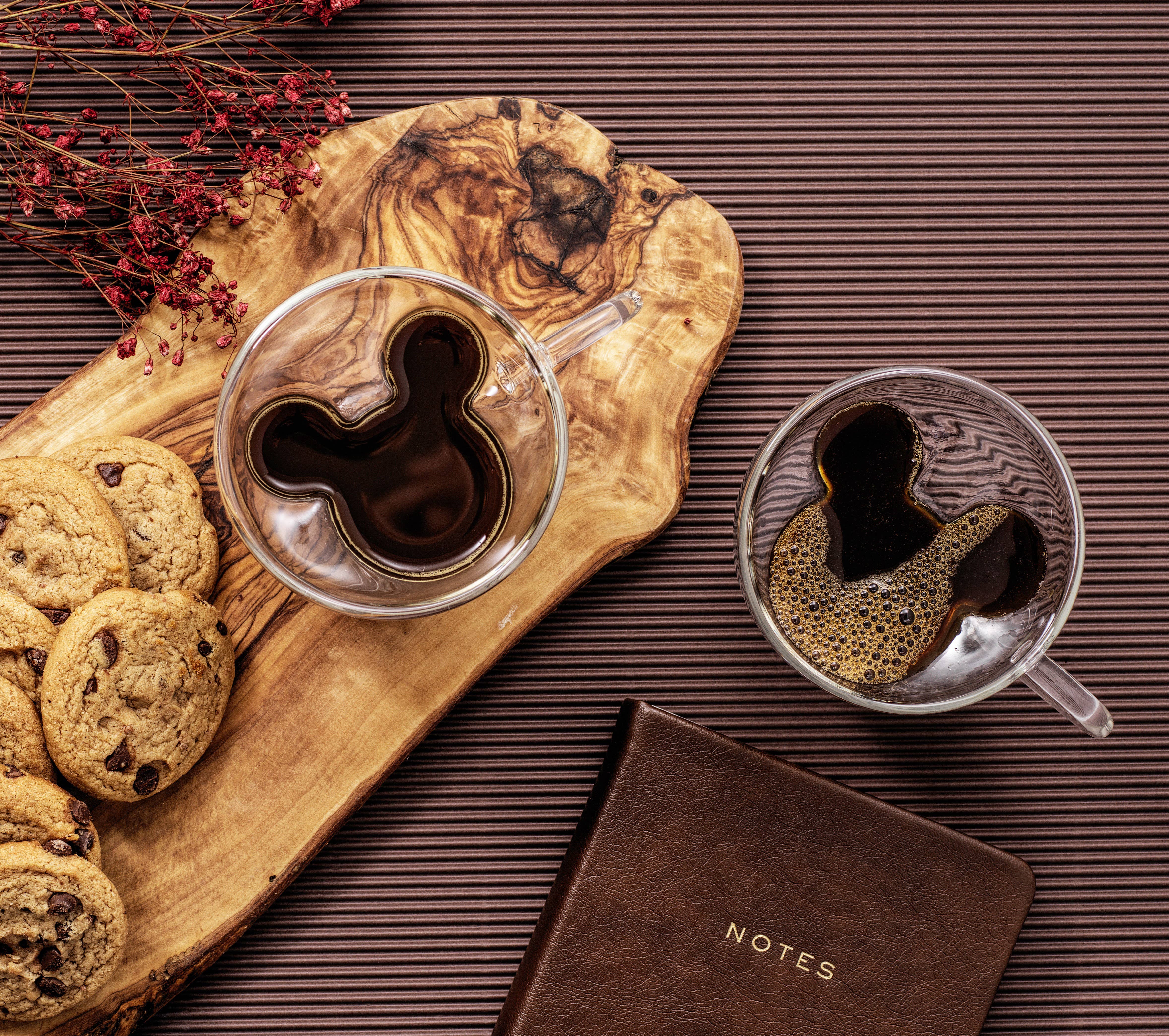 JoyJolt - Wholesale Coffee Mug - Disney Mickey Mouse 3D Espresso Glasses, 5.4 Oz - Set of 22