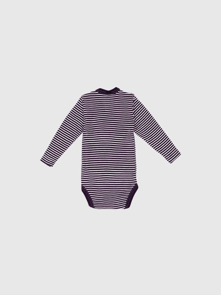 MINI LILA - Wholesale Bodysuit (Non-Footed) - Baby - Organic Merino Wool and Silk Long-sleeved Onesie23