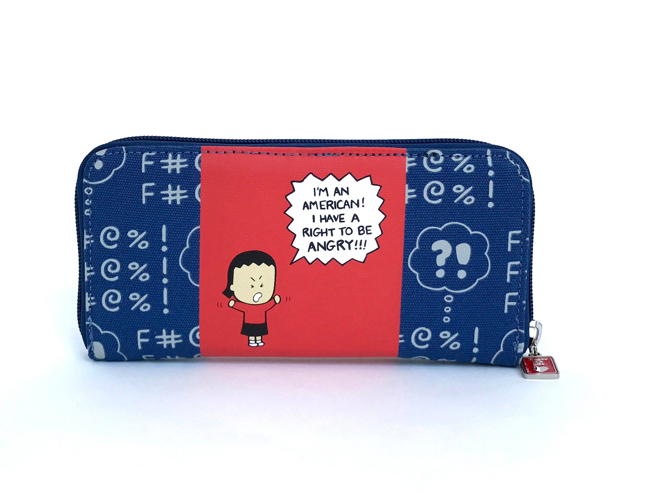 Angry Little Girls - Wholesale Tote Bag - Women's - I'm an American I Have a Right To Be Angry! tote bag and wallet set4