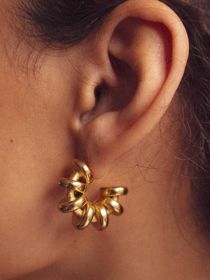 Virelle Hoops for wholesale by 24th & Gold