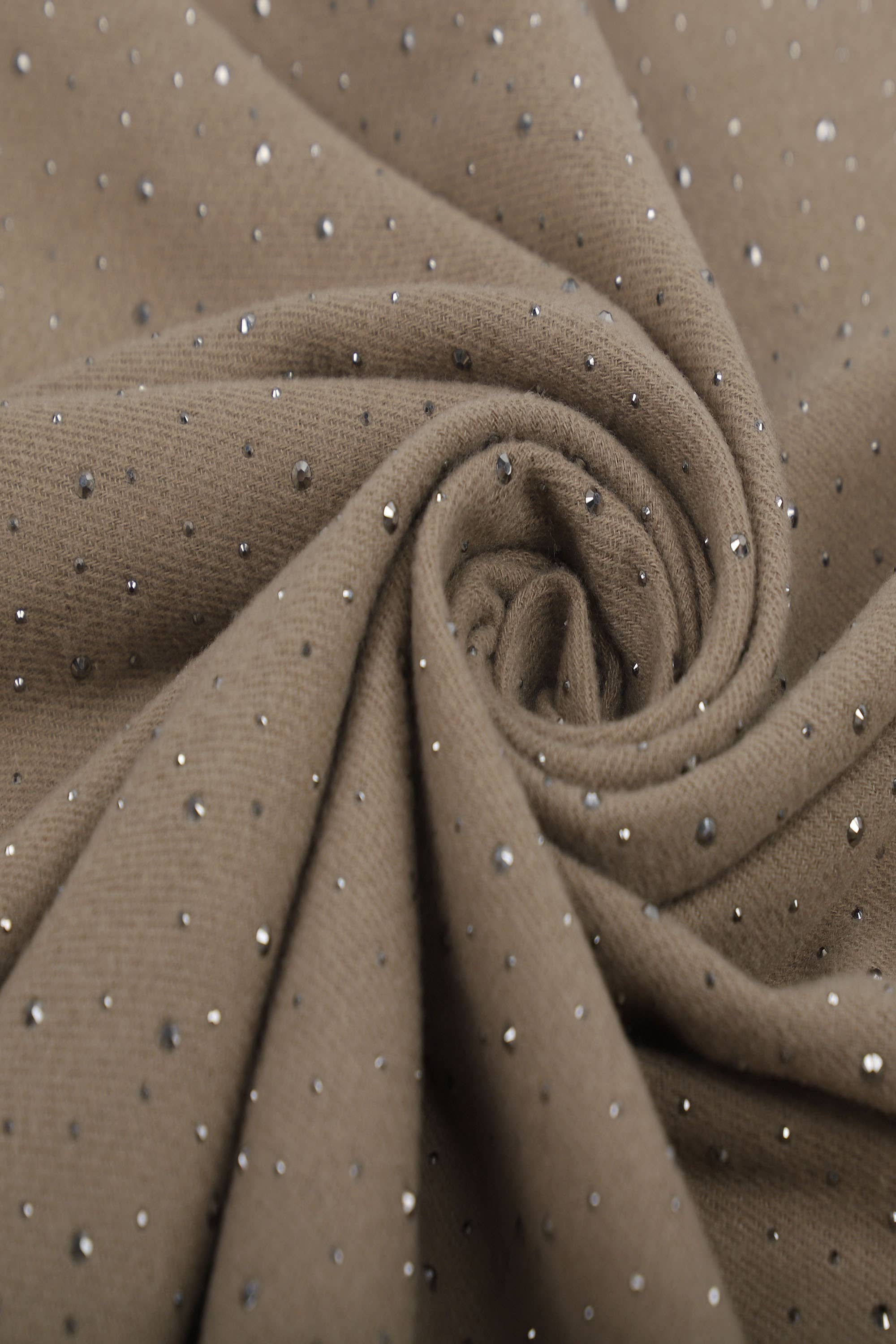 PHANIE MODE - Wholesale Scarf - Women's - E-09300 Scarf with rhinestones and fringes4