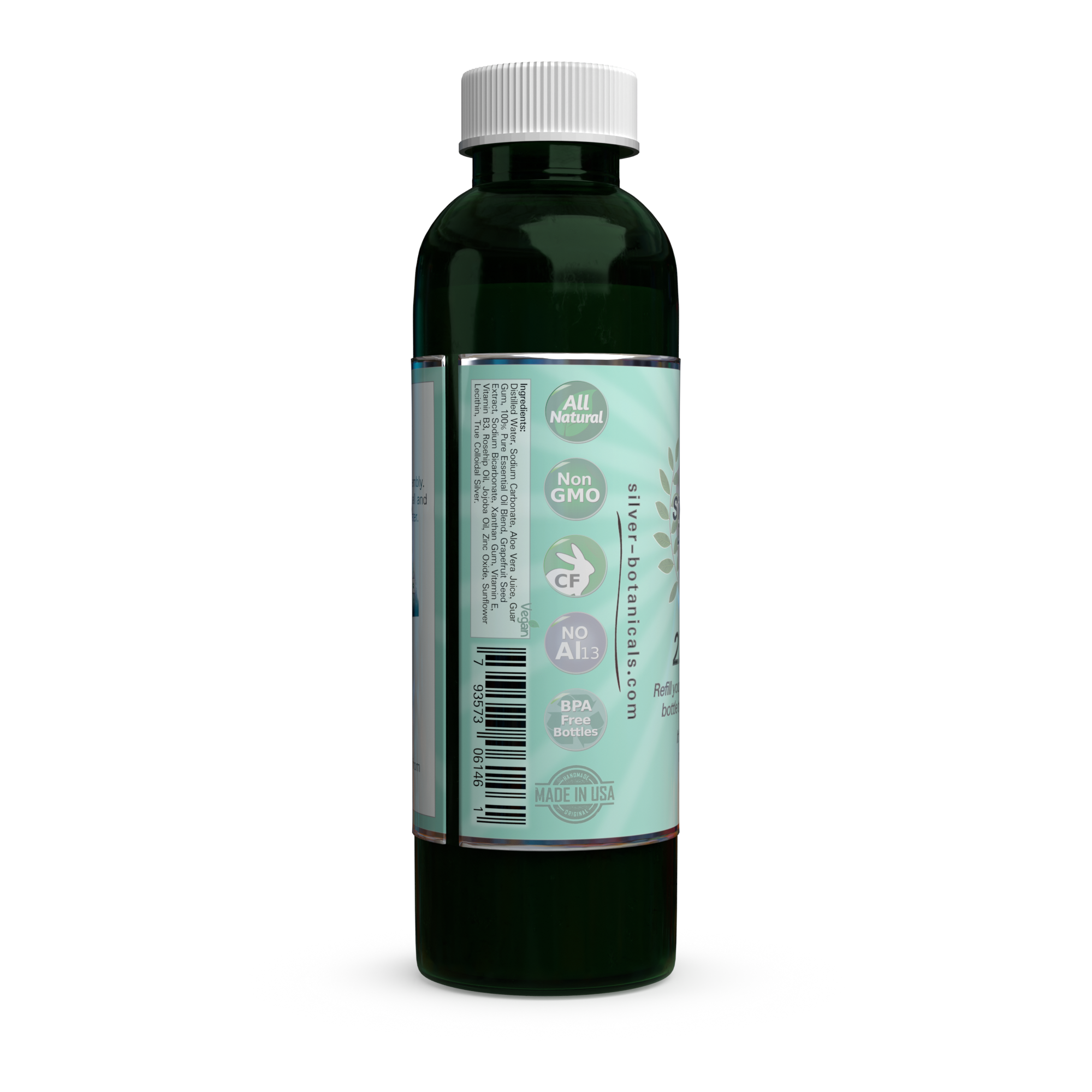 Silver Botanicals - Wholesale Deodorant - Unisex - Silver Shield Deodorant, 2x Refill, 4 oz.8