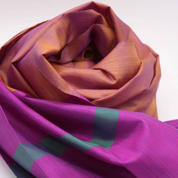 Bufanda de seda dorada para venta al por mayor de Cambo