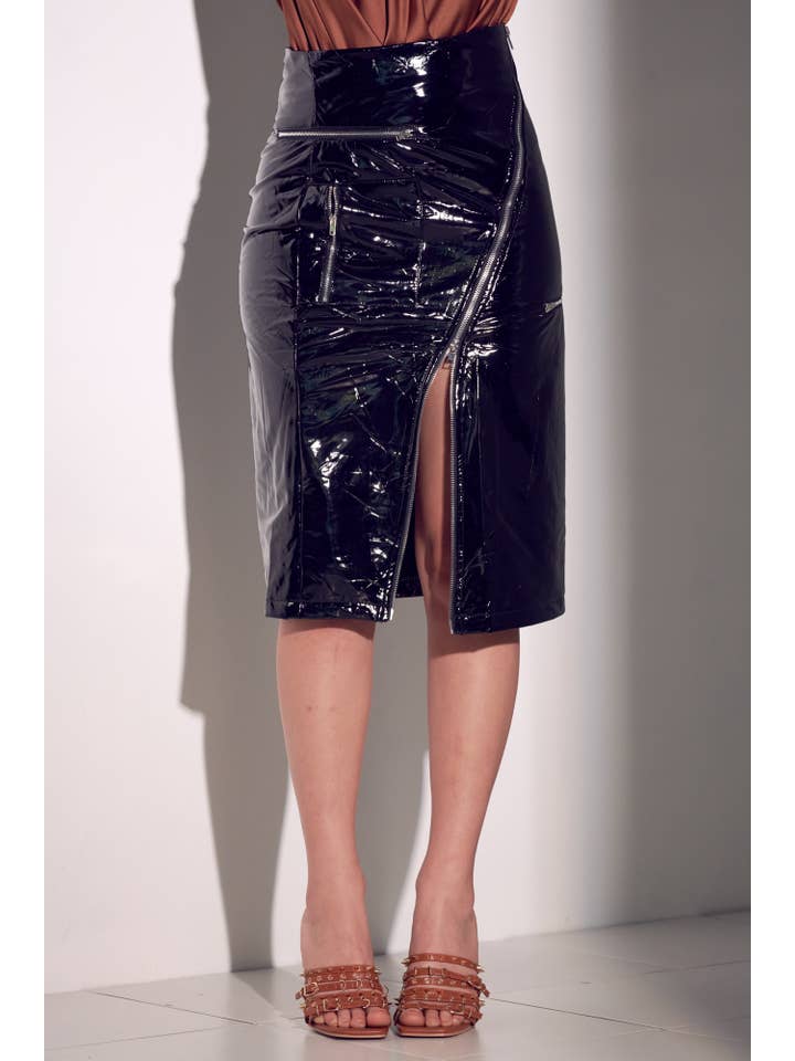 WFFS - Vendita all'ingrosso Gonna - Donna - Gonna midi in PU1