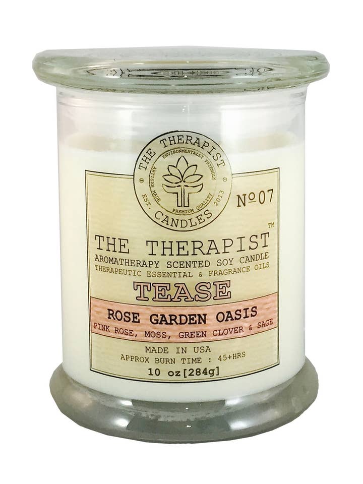 No 07 Rose Garden Oasis Candle for wholesale by The Therapist Essentials™