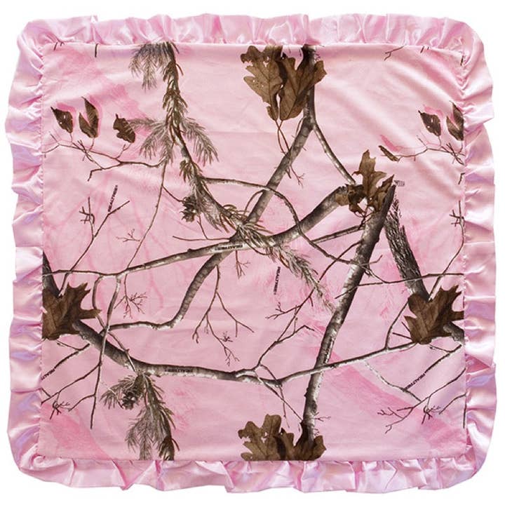 Realtree AP® Pink Baby Blanket for wholesale by Carstens, Inc.