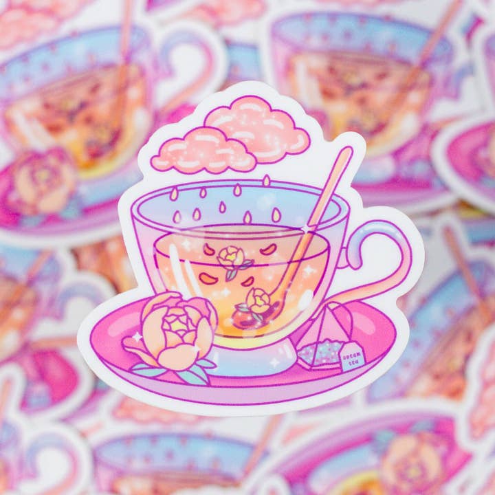 Unicorn Eclipse - Wholesale Sticker - Teacup Sticker