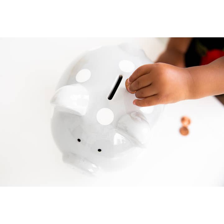 Pearhead - Wholesale Money/Piggy Bank - Kids & Baby - Polka Dot Piggy Bank