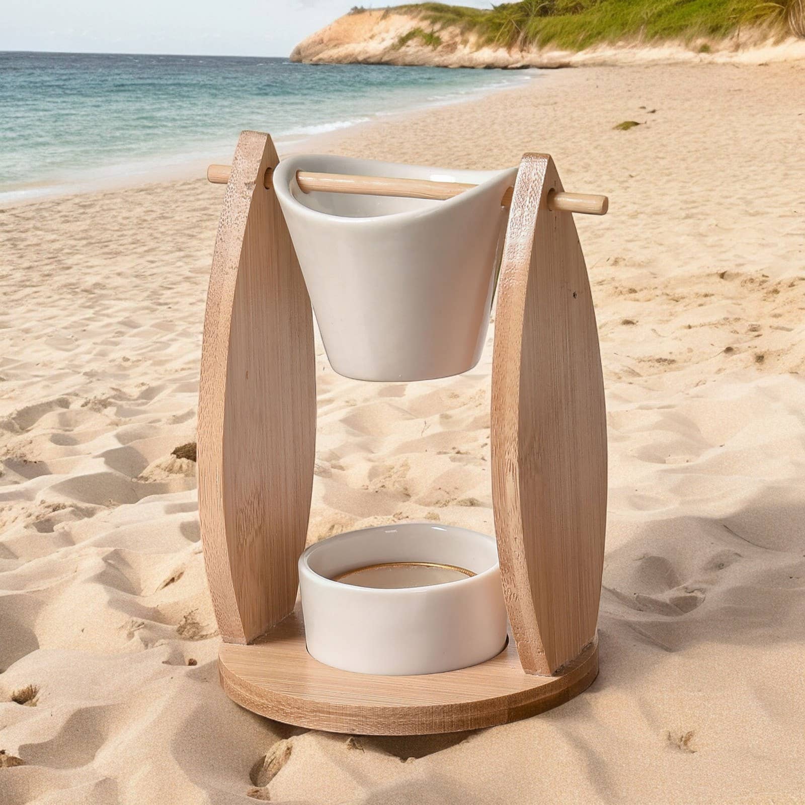 Zen'Arôme - Wholesale Fragrance Warmer - Scented Wax Melter Veil – Bamboo and Ceramic11