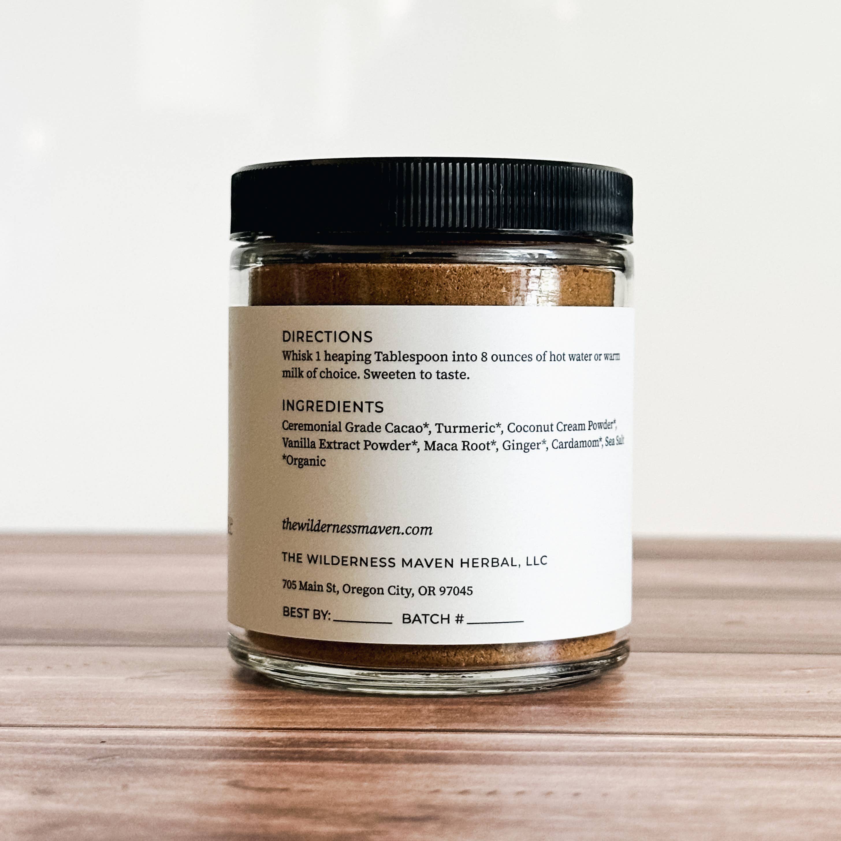 Wilderness Maven Apothecary - Vente Préparations/kits pour chocolat chaud - Chocolat doré1