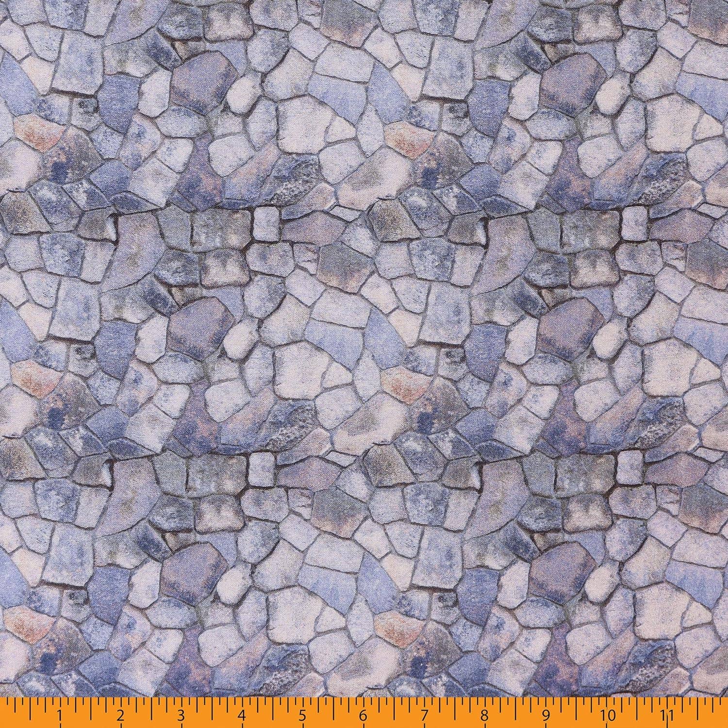 Mook Fabrics - Vente Tissu - Tissu 100 % coton à texture naturelle de 45 po de la marque The Yard - Stone1