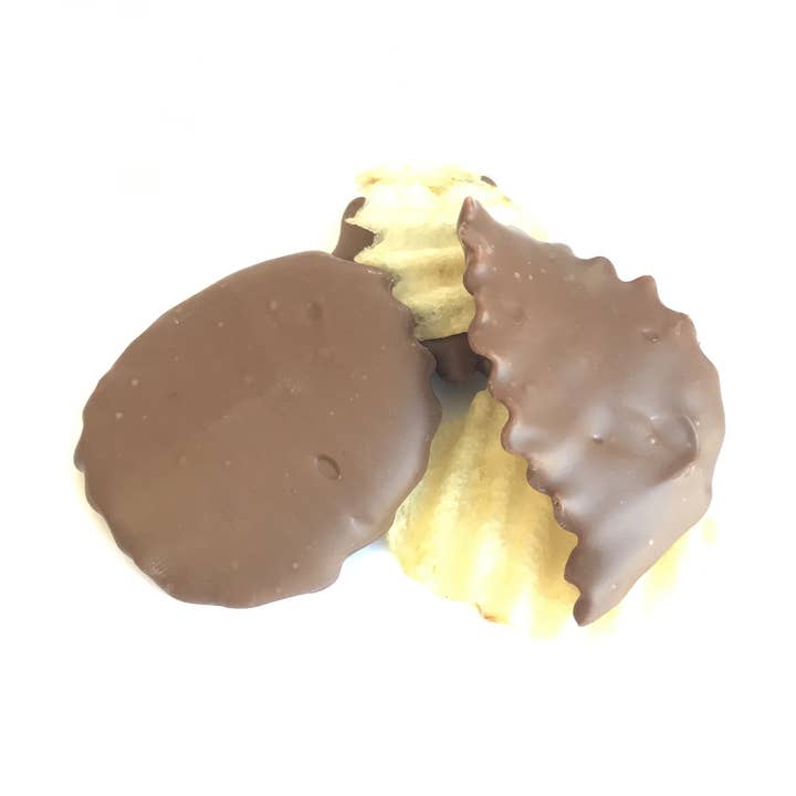 Milk Chocolate Potato Chips for wholesale by Marianne's Chocolates
