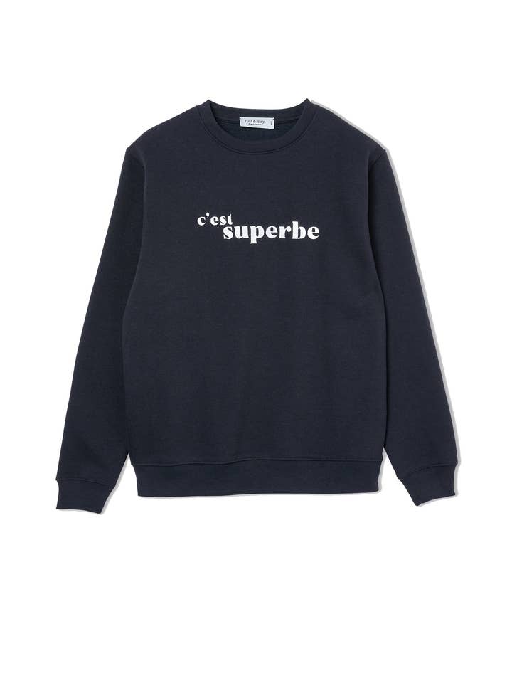 Unisex C'est superbe Sweatshirt for wholesale by rust & may