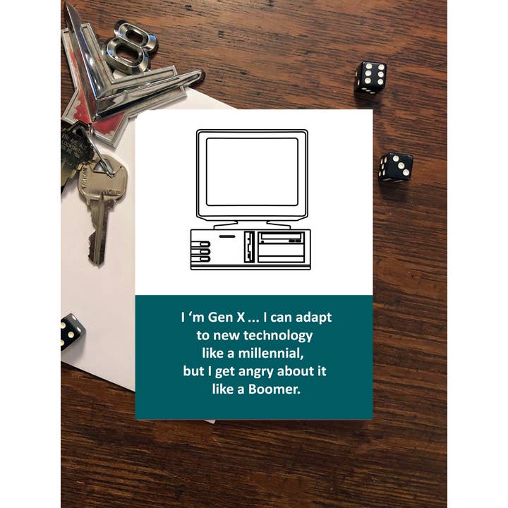 Blue Spark Card Co - Wholesale Everyday Greeting Card - Everyday Card | Funny Greeting Cards | Tech1