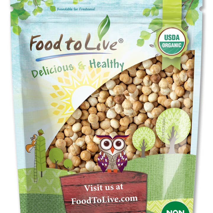 Food To Live – Frutos secos por atacado – Avelãs Assadas Blanchadas Biológicas — Filberts Assados