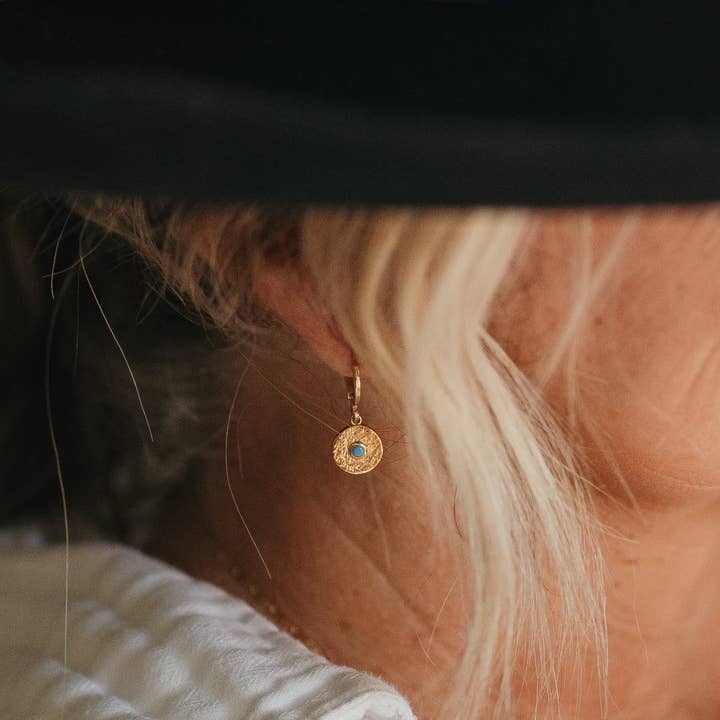 Boucle d'oreille Wyatt pour la vente par Reva Grey