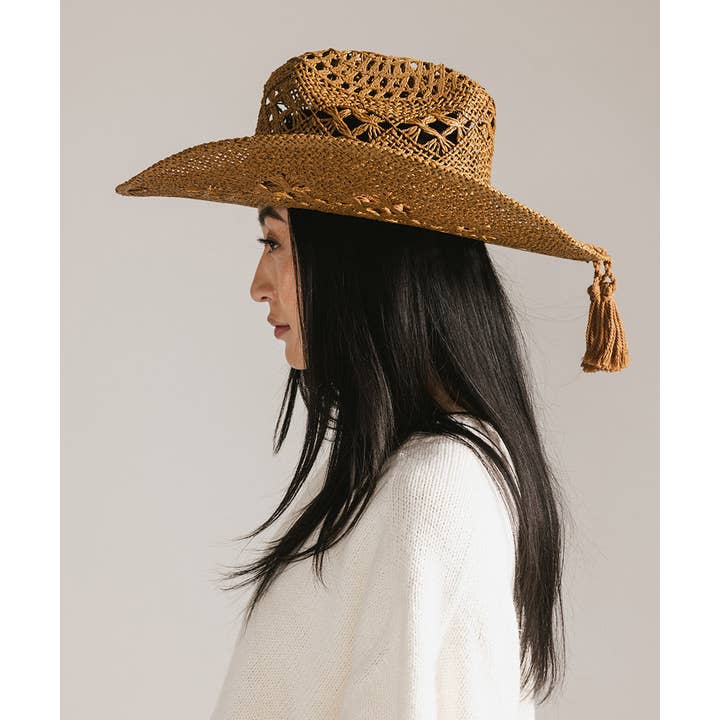 Gigi Pip - Wholesale Cowboy Hat - Women's - Remy Vented Straw Cowboy Hat5
