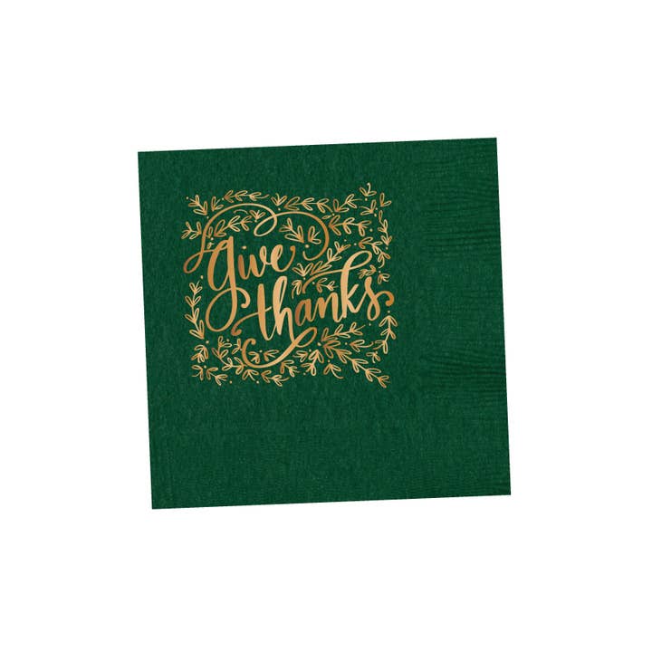 Natalie Chang - Wholesale Disposable Cup - Give Thanks | Thanksgiving Cups & Napkins (ALL)7