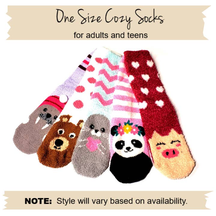 My Nana's Gifts - Wholesale Party Favor - Valentine cupcake socks gift favors for women and teens