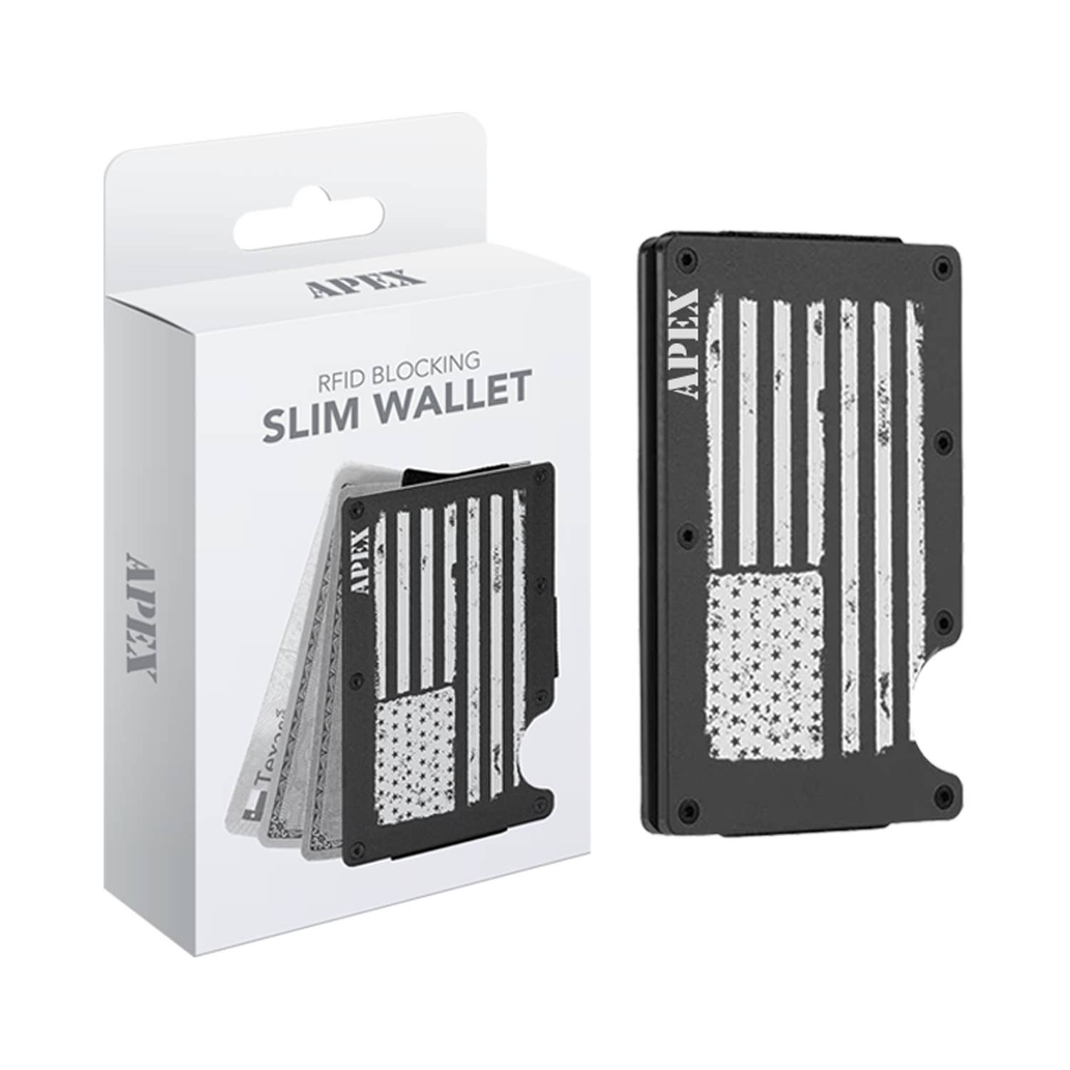 The American Gift Company (TAGCO) - Venta al por mayor Tarjetero - Hombre - Tarjeta de crédito delgada minimalista resistente a los arañazos con bloqueo RFID17