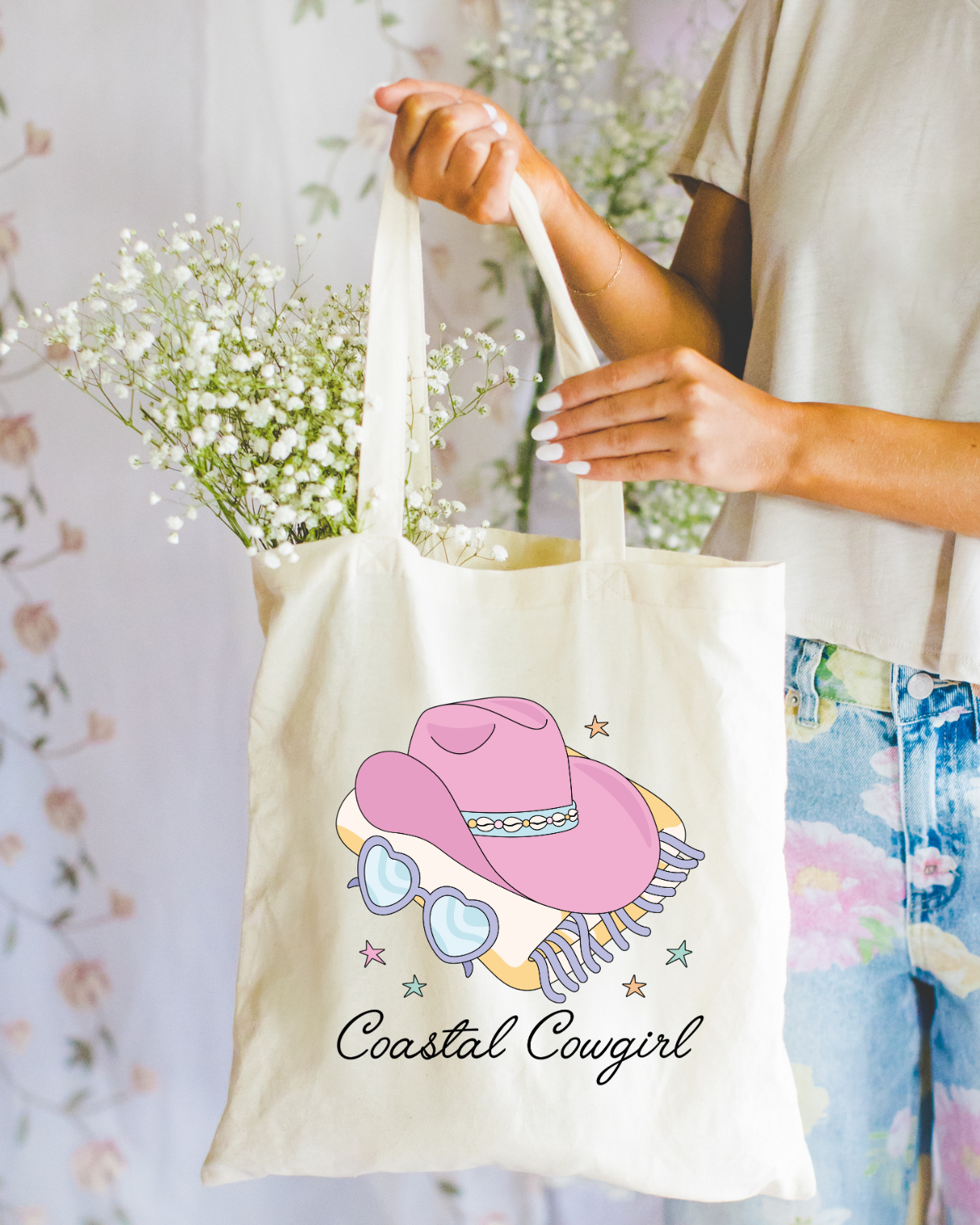 Seven hearts shop - Wholesale Tote Bag - Women's - Costal girl Tote Bag 0