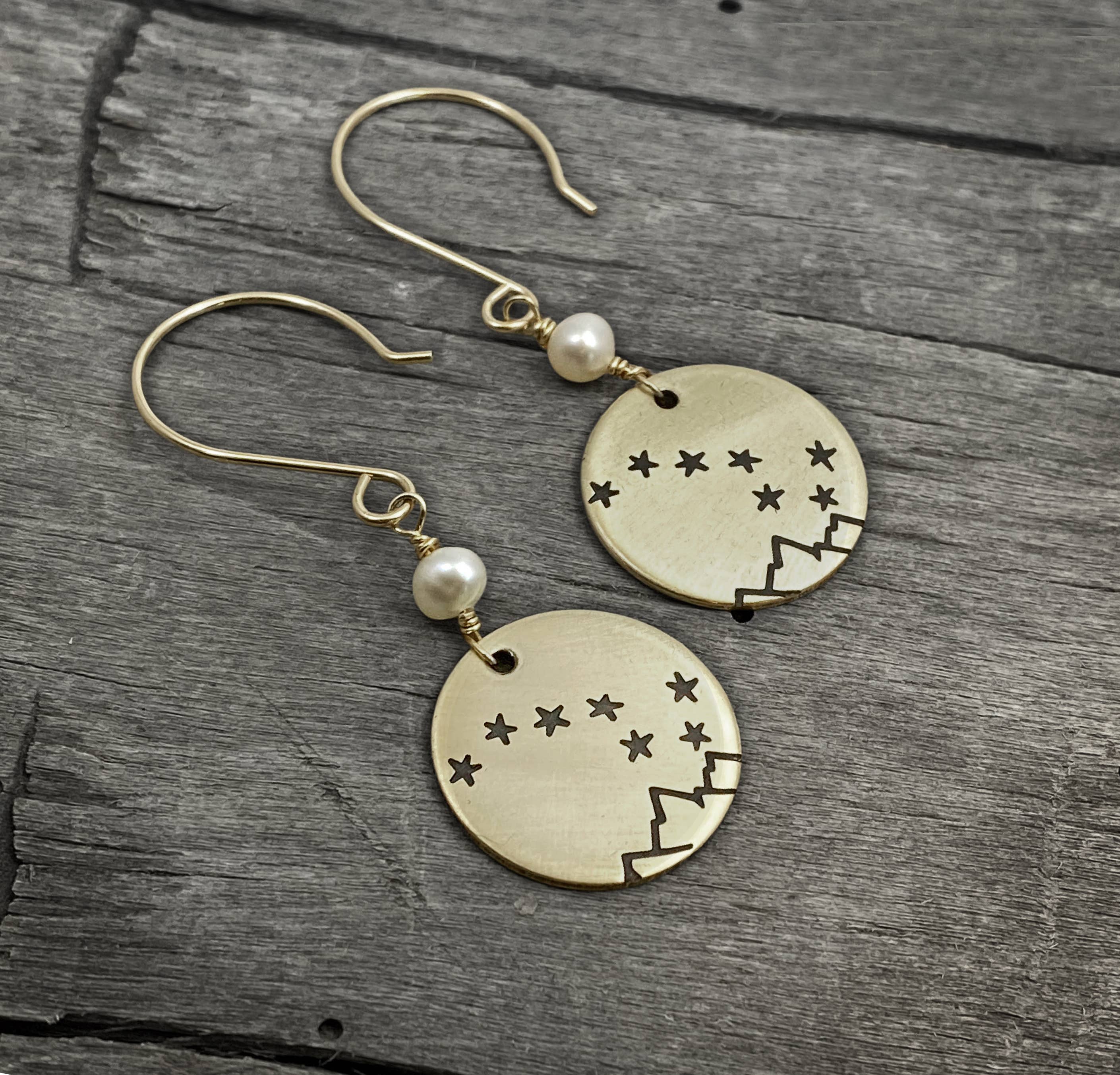 Daphne Lorna – wholesale Hängande örhängen – Big Dipper Örhängen2