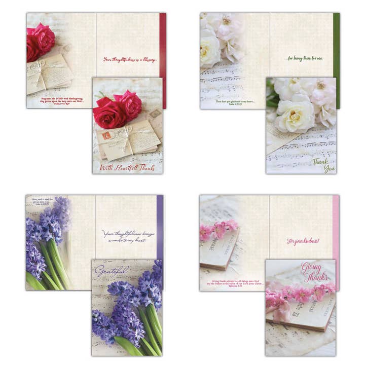 Thank You - Heartfelt Thanks Boxed Thank You Cards for wholesale by Crown Point Graphics