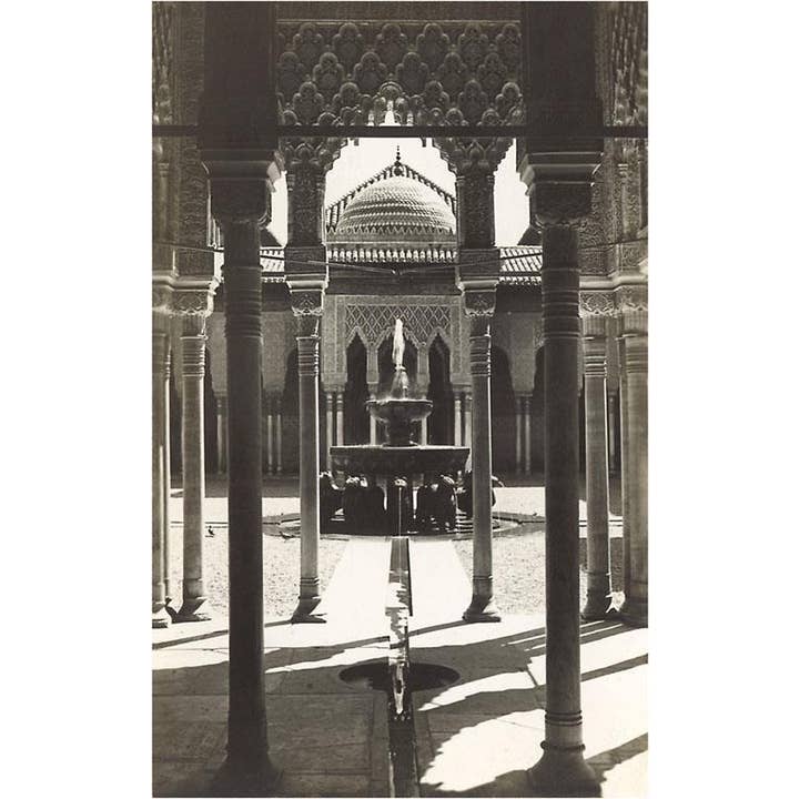 Found Image Press – wholesale Kontorsmateriel/Notecard Set – Gratulationskort MF-147 Lejongården, Alhambra, Granada, Spanien