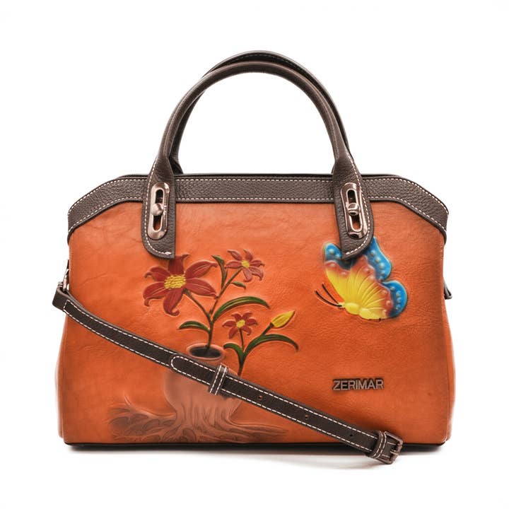 Zerimar Bolso Mujer en Piel | Bolso medida 20x30x9cm for wholesale by Zerimar 1942