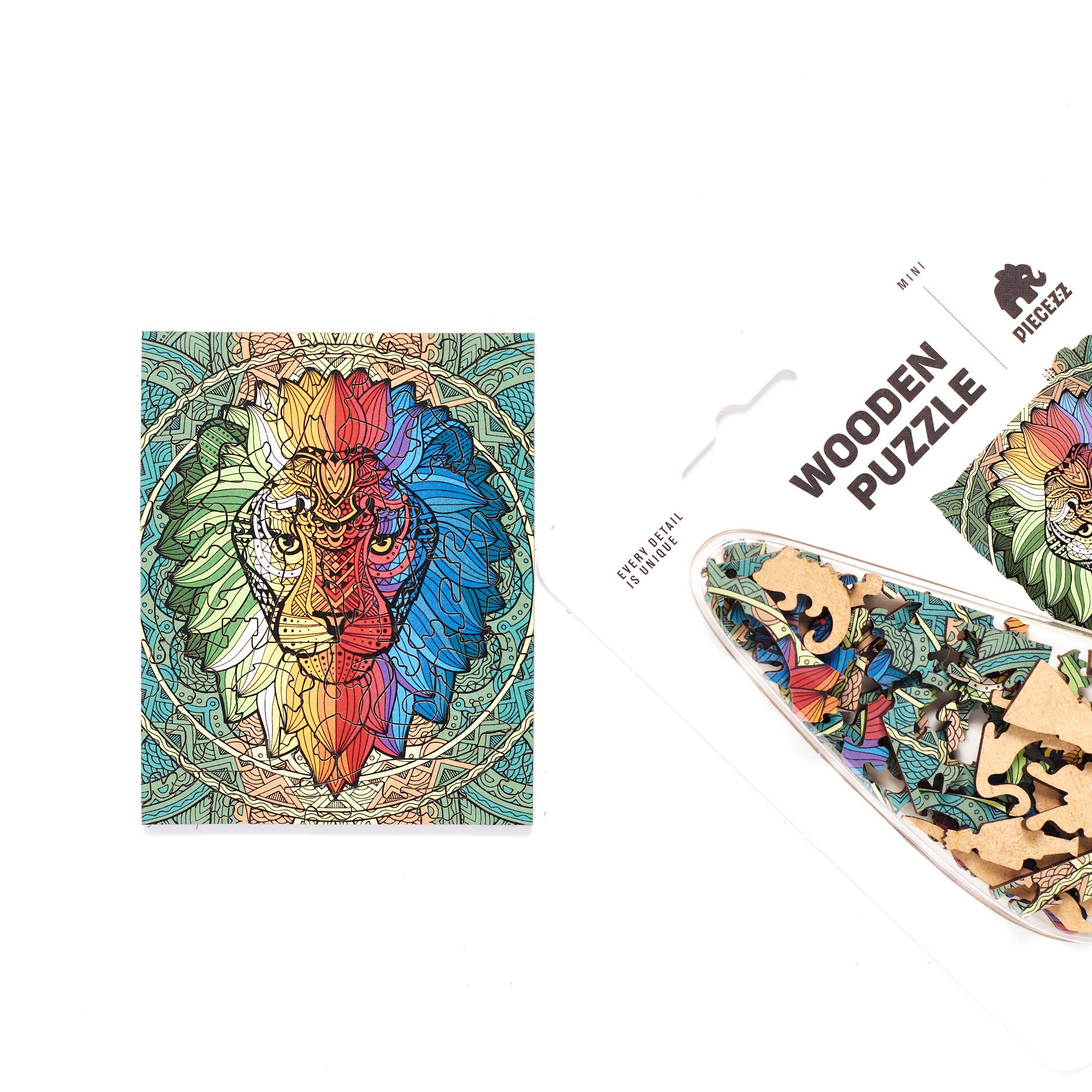 Geek Toys US – Puzzle - Crianças por atacado – Puzzle Piecezz Tamanho Bolso - Leão6