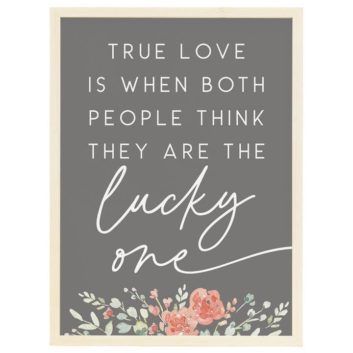 Lucky One - Rectángulo de marco delgado para venta al por mayor de Sincere Surroundings