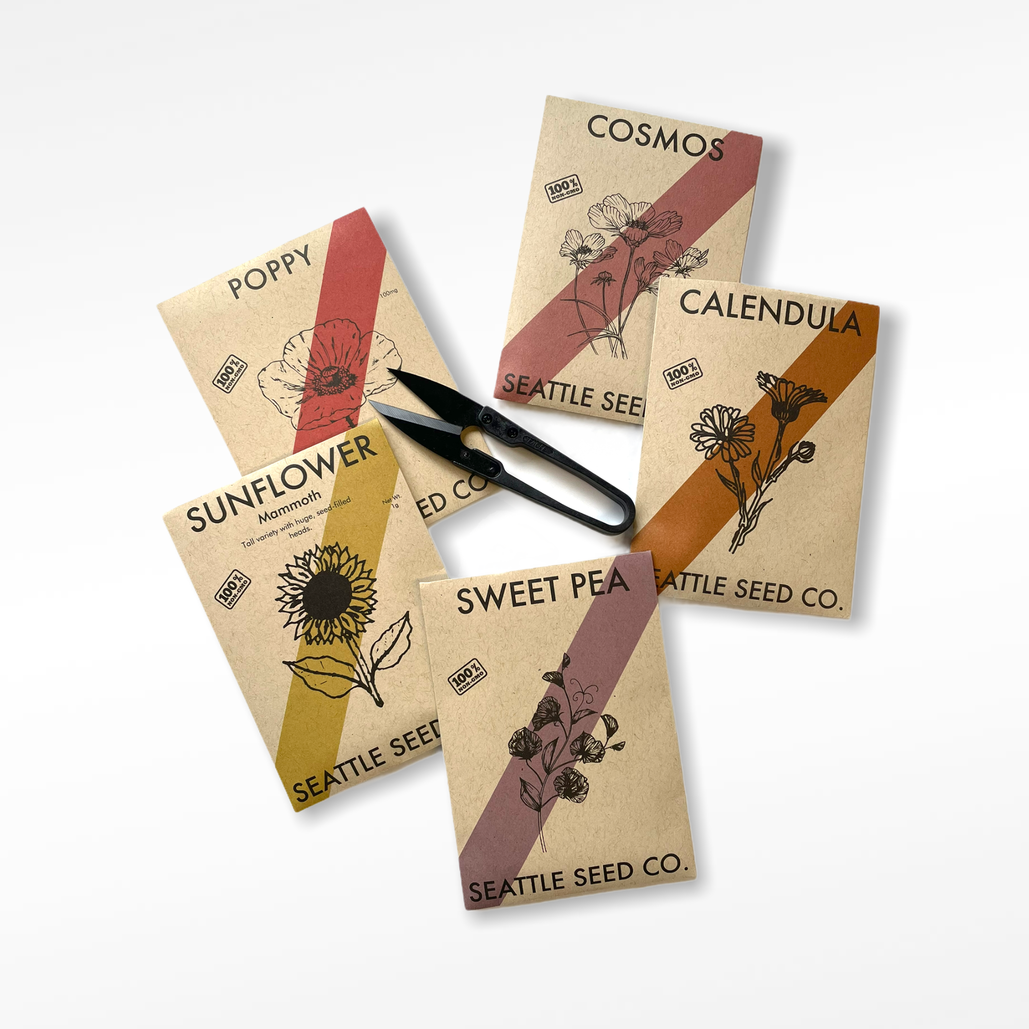 Seattle Seed Co. - Wholesale Plant Seeds - Non-GMO Seed Collection - Flower Garden1