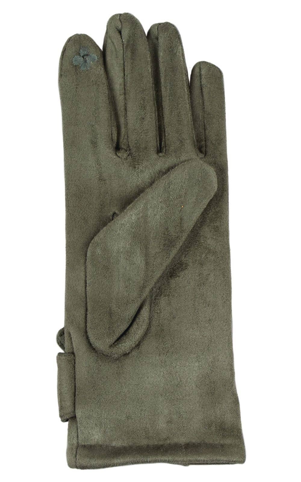 Jeanne Simmons Accessories - Wholesale Gloves - Women's -  Faux Suede 3850 Gloves Winter 2