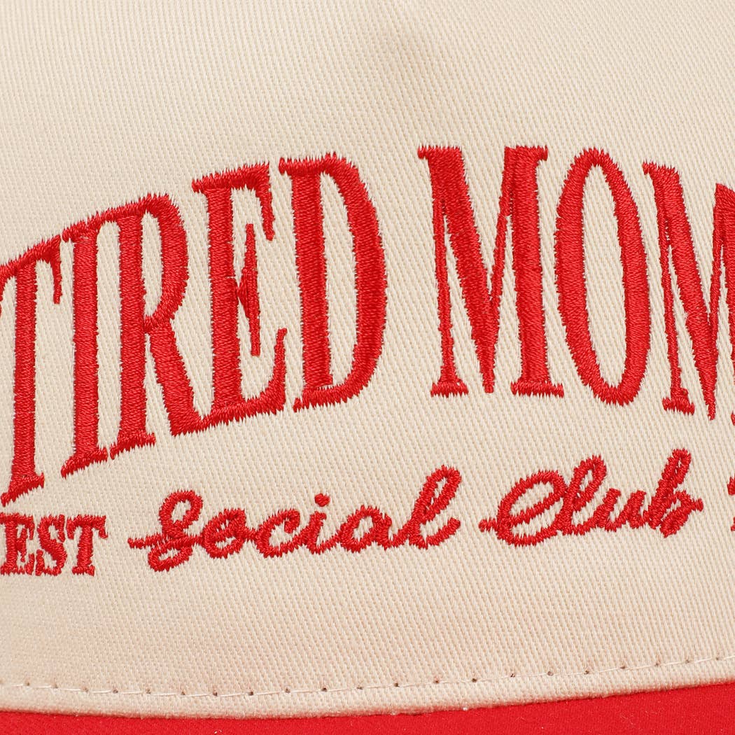 Fashion City - Wholesale Trucker Hat - Women's - Tired Moms EST Social Club 24/7 Embroidery Cap17