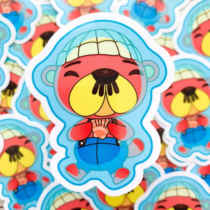 Pascal Animal Crossing Vinyl Sticker / New Horizons / ACNH / Waterproof for wholesale by Trash Goblin