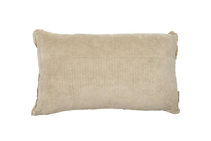 Cuscino in velluto/lino Lois Natural 50X30 per la vendita all'ingrosso da parte di MrsBLOOM