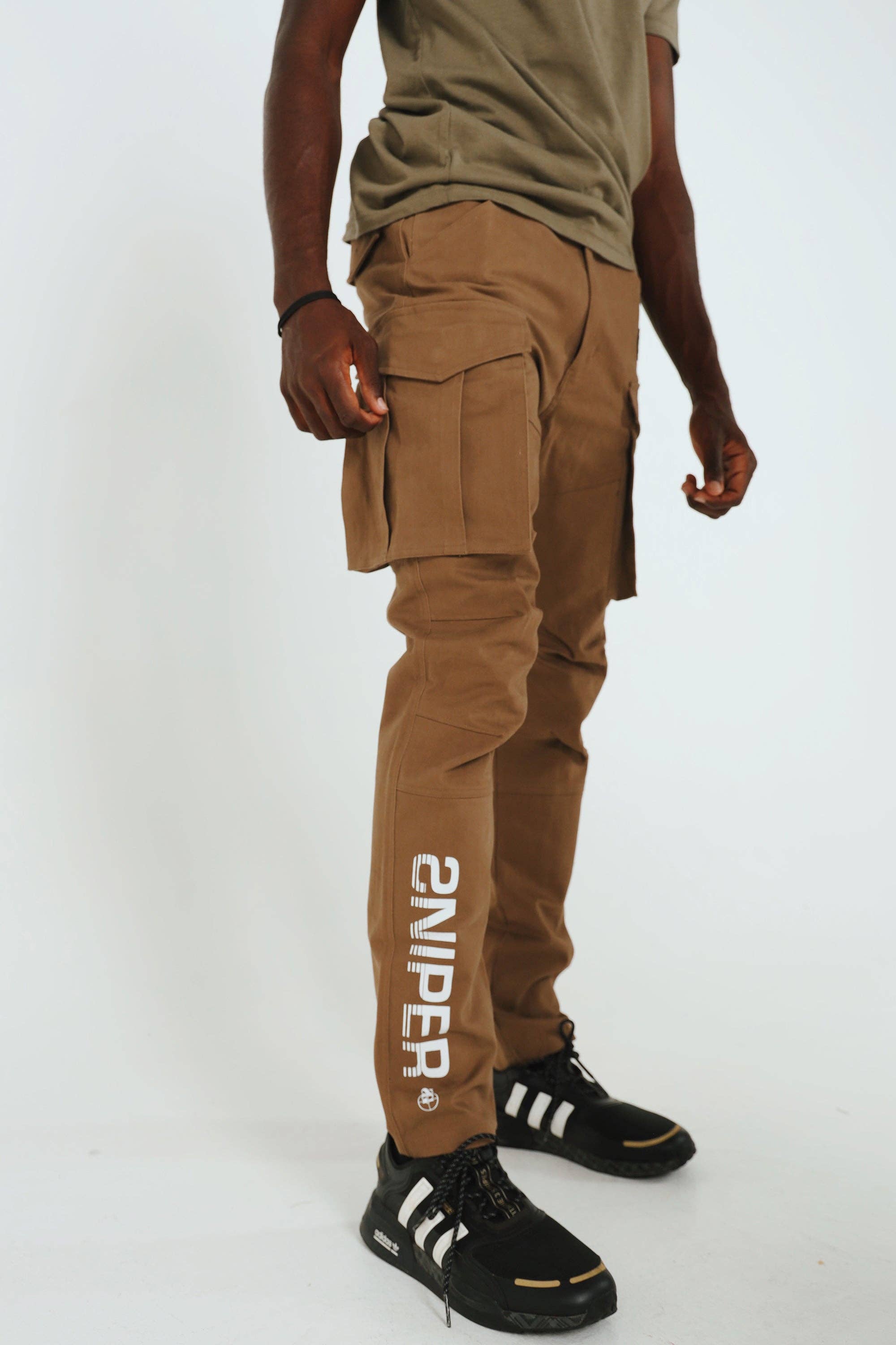 Sniper Gang Apparel - Wholesale Pants - Men's - Sniper Cargo Pants (Khaki)7