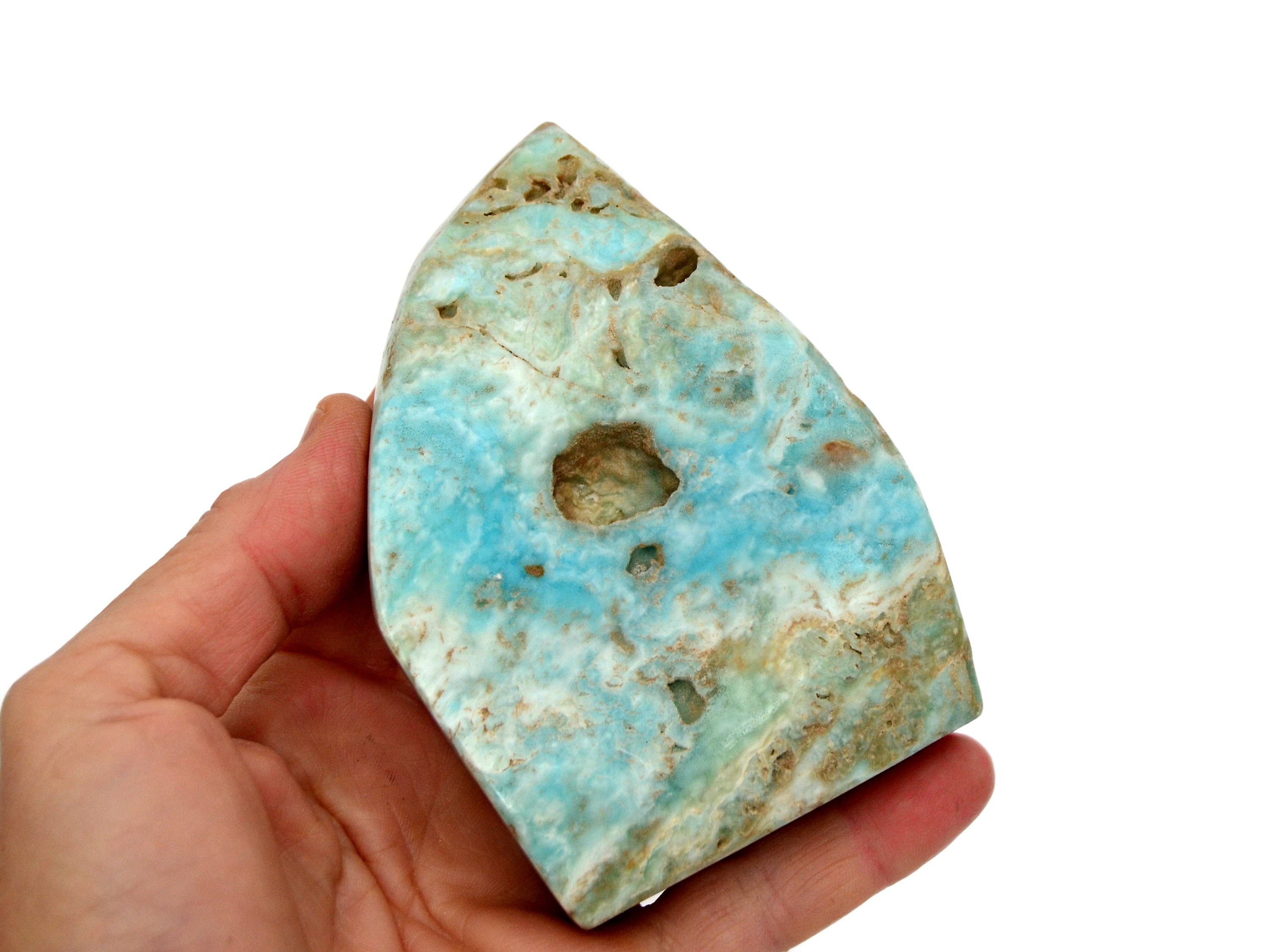 Kaia & Crystals - Wholesale Spiritual Stone/Crystal - Blue Aragonite Free Form Stone (50g - 700g)2