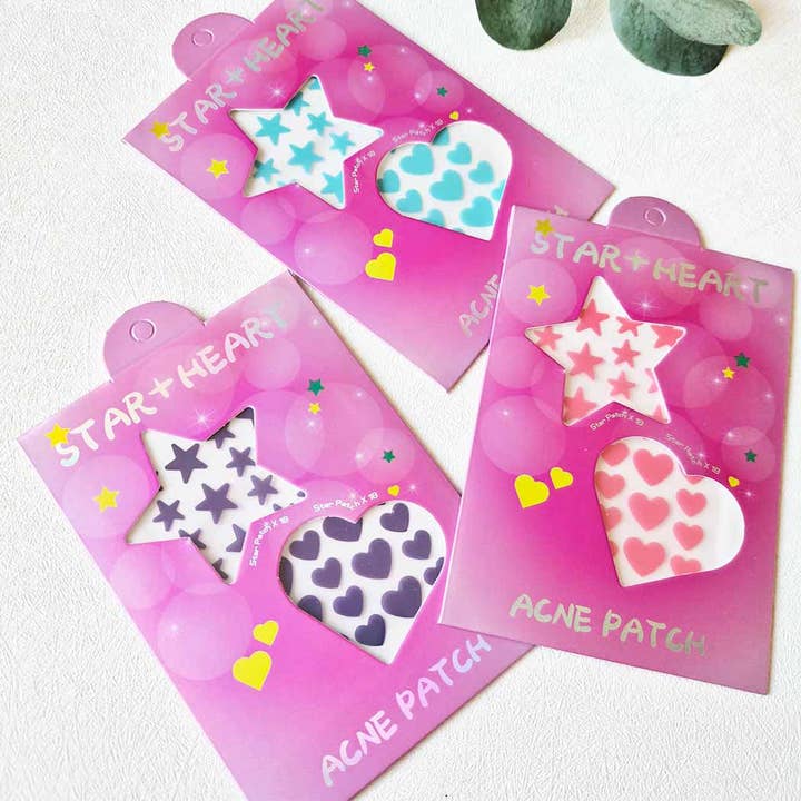 Star and Heart Acne Spot Treatment Patch for wholesale by Funteze