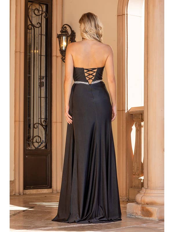 Dancing Queen Dress – wholesale Klänning - Dam – Ärmlös balklänning med snörning i ryggen3