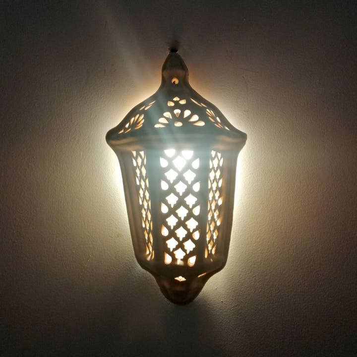 Etnico Arredo – Großhandel Wandleuchten – Ethnische Wandlampe aus Terrakotta – Tunesisch-Marokkanisches Design 02112010081