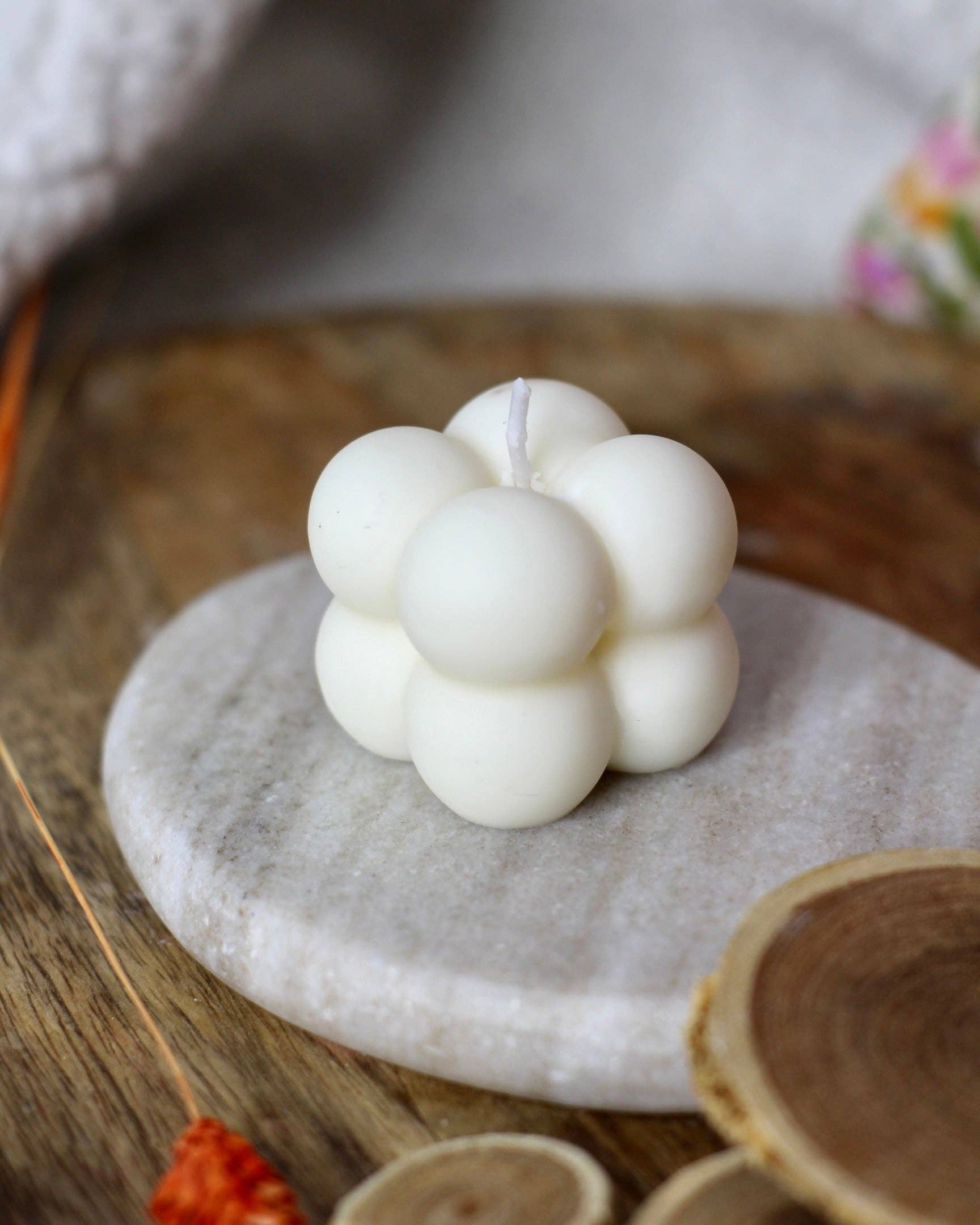 Meet me at the corner – wholesale Novelty candle – Small bubble cube candle5