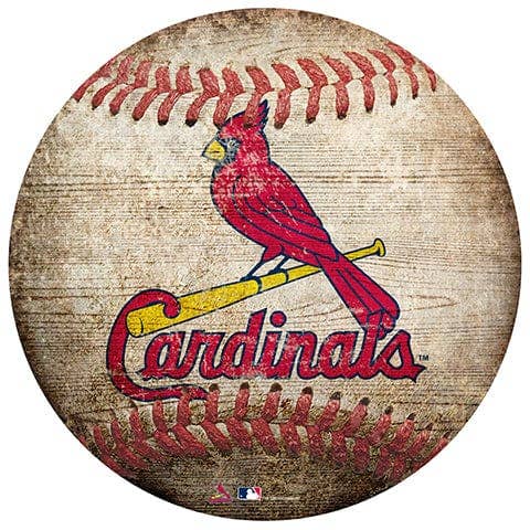 St. Louis Cardinals 12" bord in de vorm van een honkbalbal voor wholesale door Fan Creations