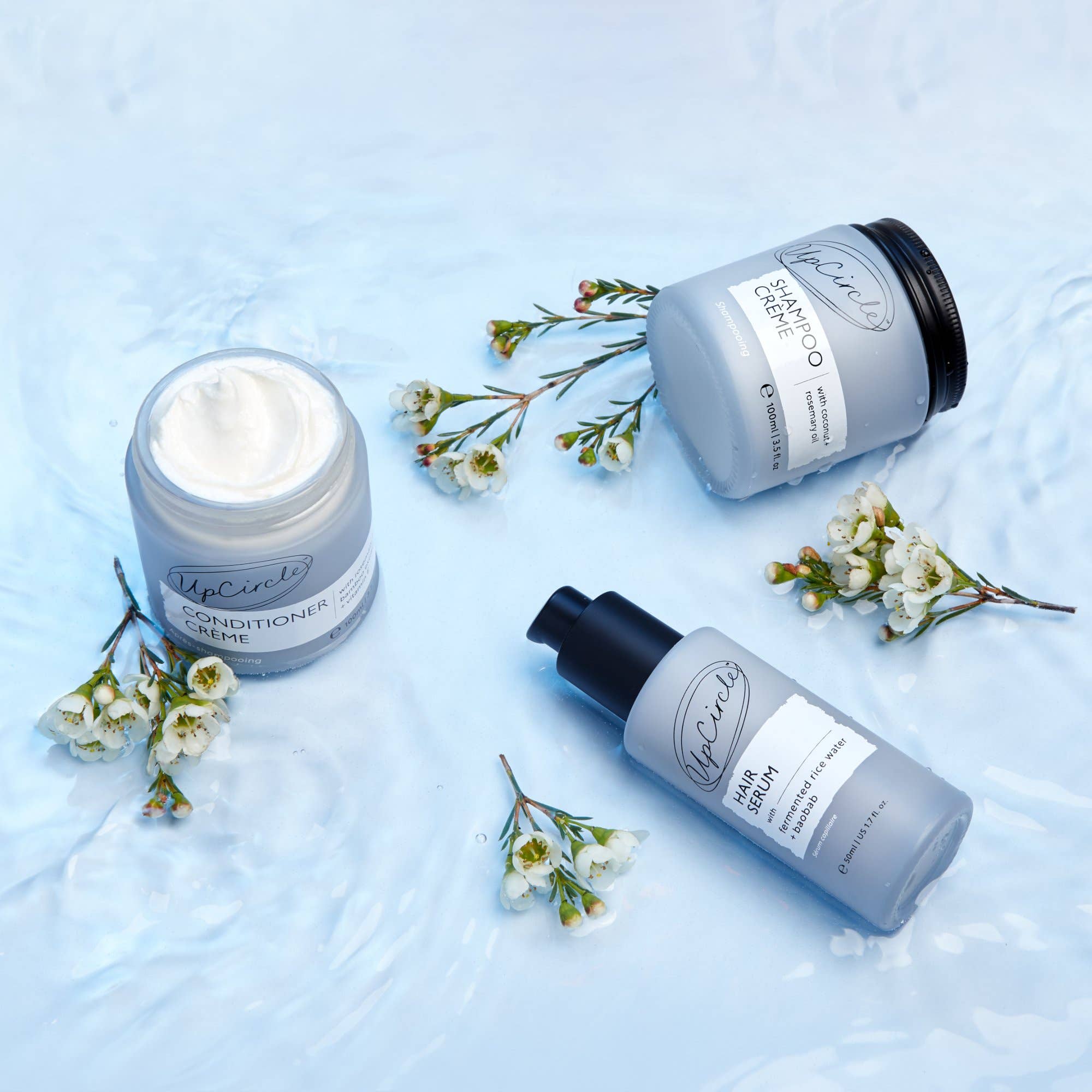 UpCircle USA - Wholesale Hair Serum - Vegan Hair Serum Upcycled Fermented Rice Water Heat Protect4