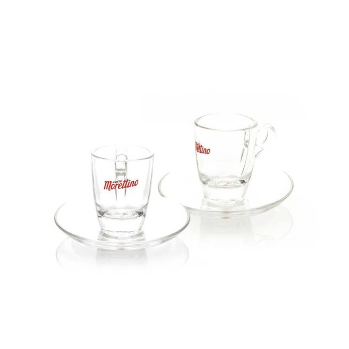 Caffè Morettino – wholesale Kaffe-/Tékopp – 6 Espresso Koppar Morettino Glas