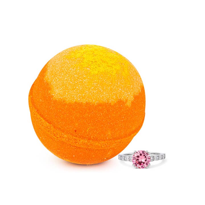 JewelScent - Wholesale Bath Bomb/Fizz - California Poppy 10oz Jewelry Bath Bomb