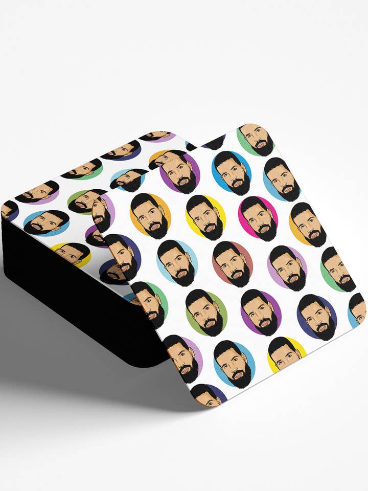 Posavasos cuadrado Drake para venta al por mayor de Studio Soph (We Pay Your Import Fees - We Ship DDP)